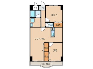 天神山マンション ２号館の物件間取画像